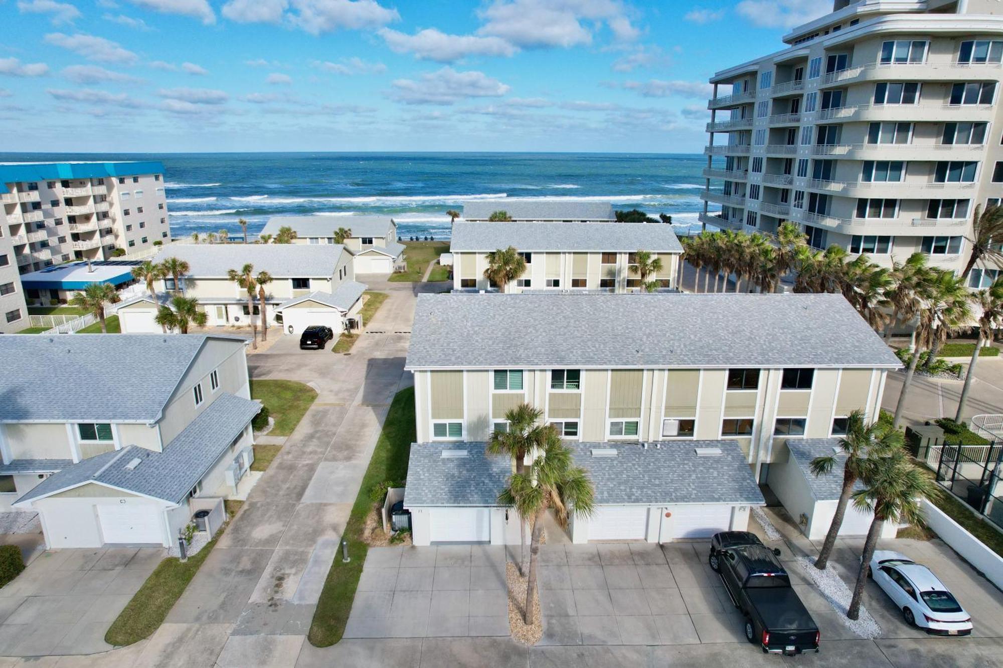 Zen Beach Retreat - Ocean View Townhouse -No Drive Beach New Smyrna Beach Exteriör bild