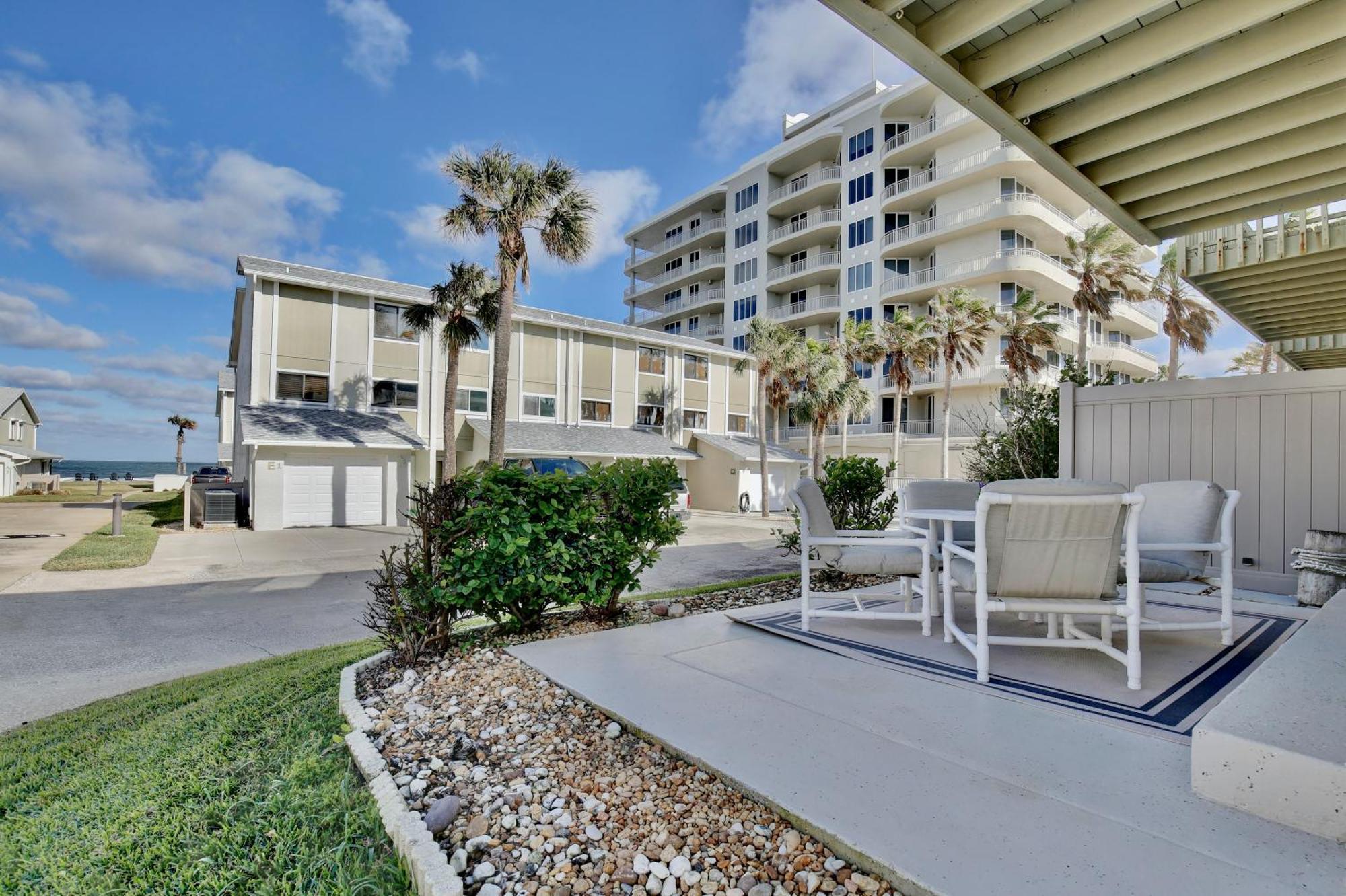 Zen Beach Retreat - Ocean View Townhouse -No Drive Beach New Smyrna Beach Exteriör bild