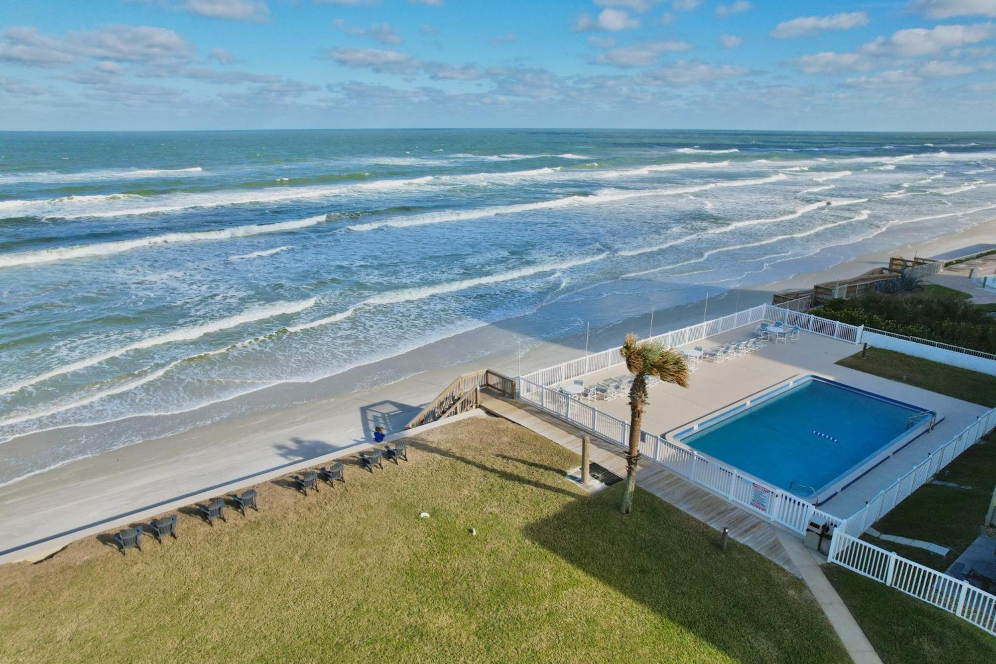 Zen Beach Retreat - Ocean View Townhouse -No Drive Beach New Smyrna Beach Exteriör bild