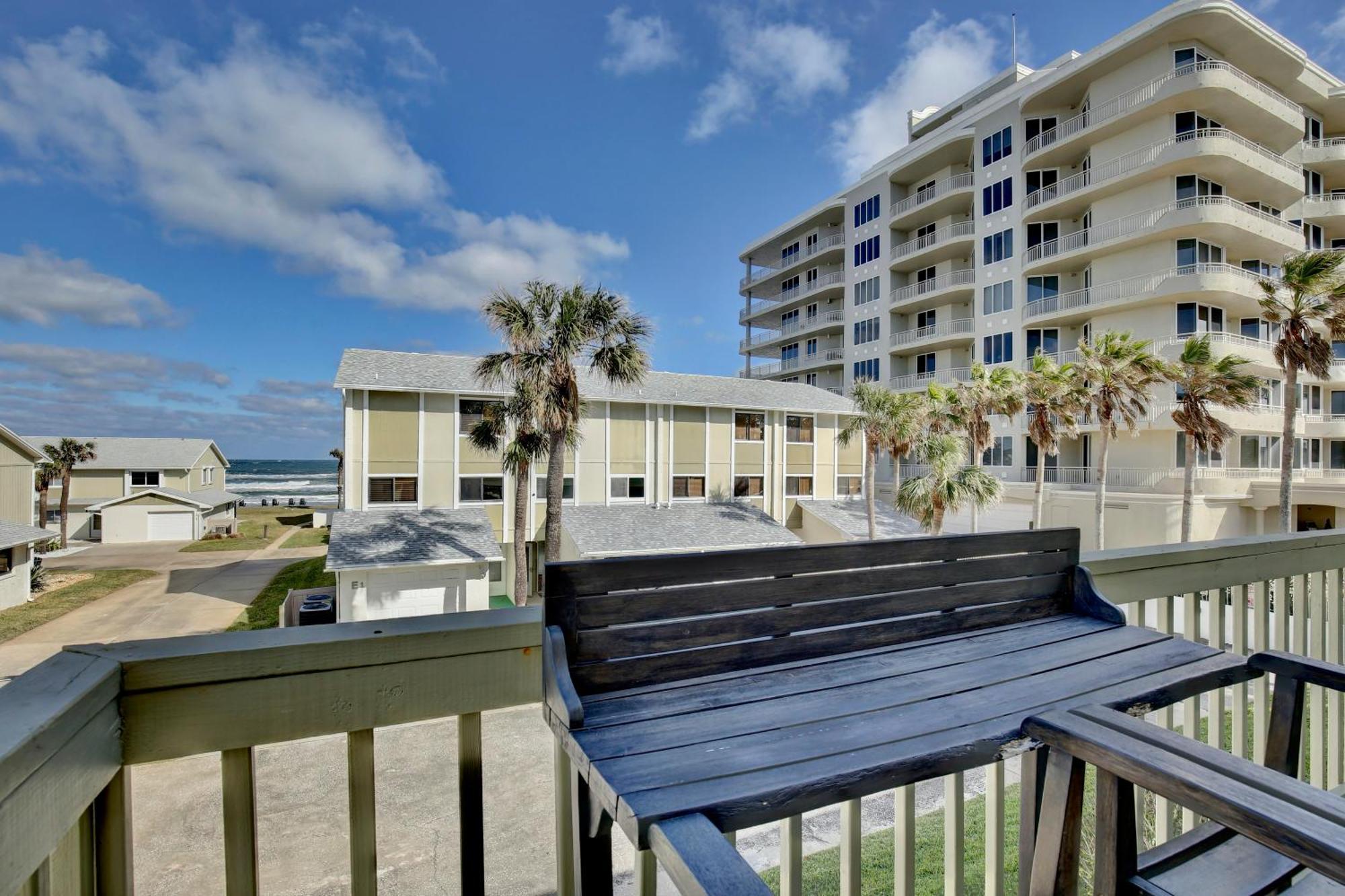 Zen Beach Retreat - Ocean View Townhouse -No Drive Beach New Smyrna Beach Exteriör bild